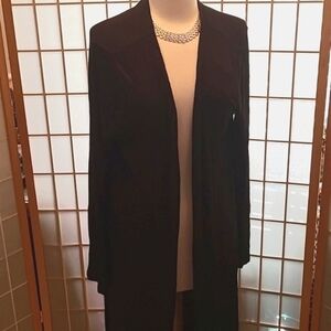 Black cardigan split sides